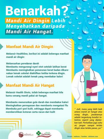 Benarkah Mandi Air Dingin Lebih Menyehatkan daripada Mandi Air Hangat?